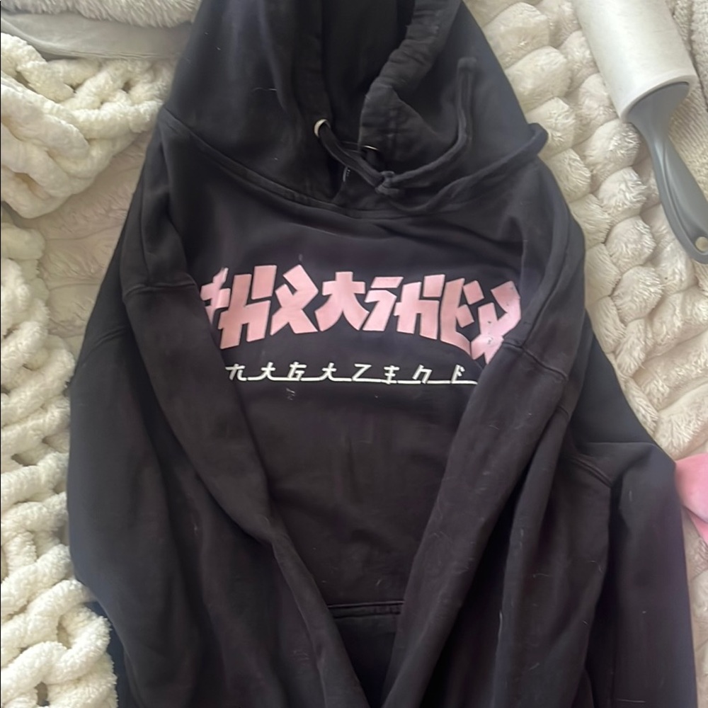 Thrasher Pink & Black Hoodie